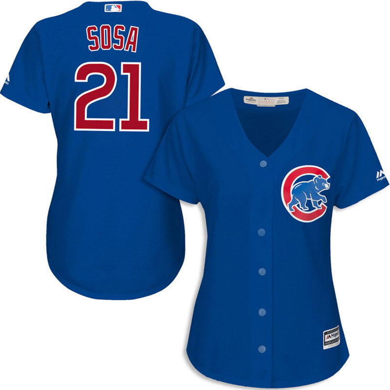 Women's Chicago Cubs Sammy Sosa Replica Alternate Jersey - Blue – Pro Team  Jerseys Direct